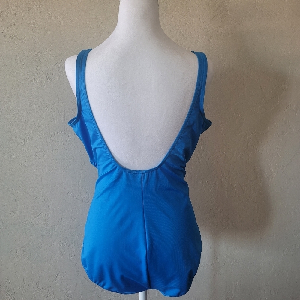 Miraclesuit Oceanus Onepiece Swimsuit, 18, Copen Blue, Summer, Beach - Picture 3 of 9